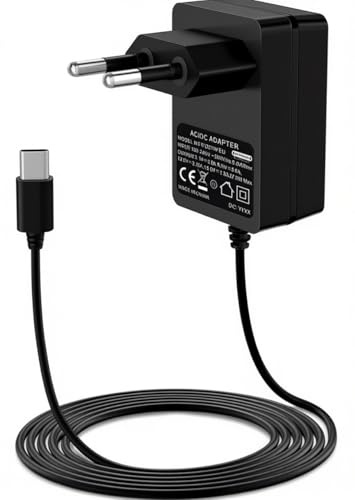 27W PD Netzteil USB-C für Raspberry Pi 5, 5,1V 5A Power Supply | 100-240V 50/60 Hz GaN Adapter, Kompatibel mit Raspberry Pi 5 16GB/8GB/4GB/2GB,1.2m Kabel, Schwarz
