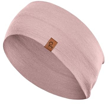 menique Dehnbare Sport-Yoga-Stirnbänder für Damen, 100% Merinowolle, Schweißbänder, Kopfbedeckung, Bandana