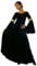 MAYLYNN 10923-M - Mittelalter Kostüm Damen Elbentraum, Größe M, schwarz