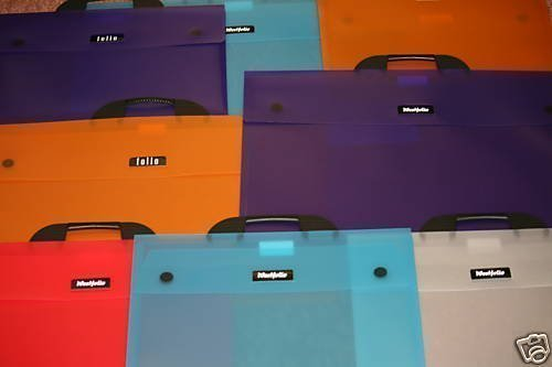 Westfolio Art Portfolio Folder Raspberry A2, 100 Sheet Capacity, Carry Case Bag For Art, Painting Keeps Paper Flat For Travel