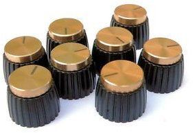 Jellyfish Audio Gold Knob for Marshall Amplifier pack of 8