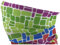 Oblique-Unique Damen/Herren Mikrofaser Multifunktionstuch K-150 (Colorful World)