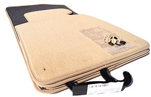 kh Teile Fußmatten/Velours Automatten Stoffmatten 4-teilig beige