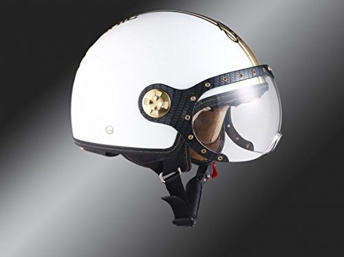 JFM Casco MOD. Tres Chic L Bianco