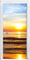Stil.Zeit Möbel Malibu Beach Sunrise Water Sand als Türtapete, Format: 200x90cm, Türbild, Türaufkleber, Tür Deko, Türsticker