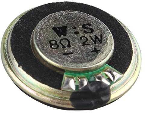 HALJIA 8 Ohm 2 Watt 28mm Altoparlante Magnete a Conchiglia in Metallo Rotondo