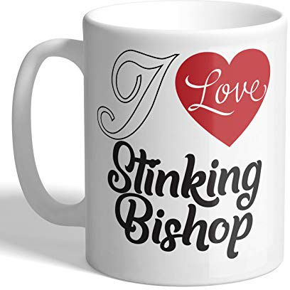 I Love Mugs - I Love Stinking Bishop - Mug, Ceramic, 11fl.oz.