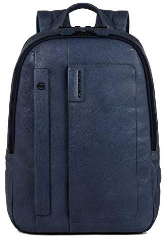 Piquadro Pulse Zaino piccolo in pelle porta PC 14 a due scomparti