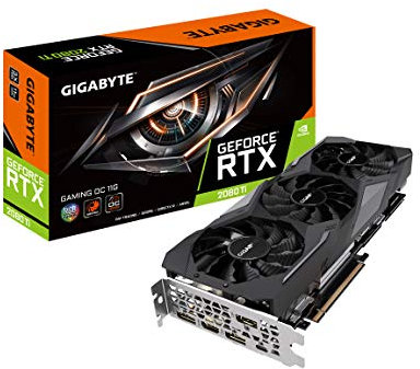 Gigabyte Carte Graphique GeForce RTX 2080 Ti Gaming OC 11 Go GV-N208TGAMING OC-11GC