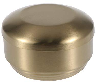 Bestonzone Bol à riz en acier inoxydable coréen double paroi avec couvercle Doré