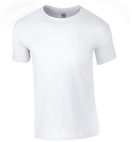 Gildan Mens Soft Style Ringspun T Shirt (4XL) (White)