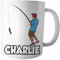 AK Giftshop Personalised Mug - Fishing - Gift - Birthday - Christmas - Stocking Filler - Secret Santa