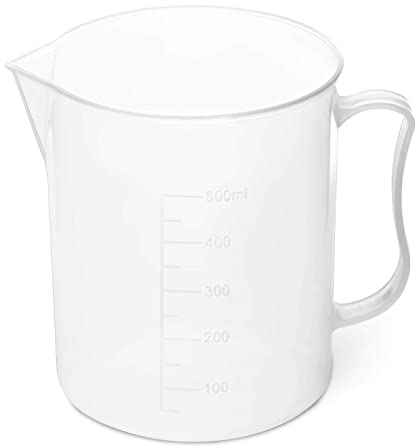 Steinberg Systems Misurino Caraffa Graduata con Beccuccio e Impugnatura SBS-LA-15 (10 pezzi, 500 ml, Plastica, 50 ml)