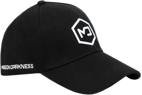 Mission Darkness EMF Blackout Hat // Anti-Strahlung Snapback Cap schützt vor EMF EMI RF 5G Wireless Signalen, universelle Erwachsenengröße (einstellbar)