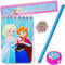 alles-meine.de GmbH 5 TLG. Schreibset die Eiskönigin - Frozen Bleistift + Lineal + Radiergummi + Spitzer + Notizblock/Kinder - Set für die Schule - Vorschule/Kinderlineal..