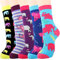 Jeasona Elephant Socks for Women 4-7 Elephant Gifts for Women for Girls Animal Socks Cute Cotton Christmas Gifts