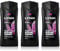 3 Pack of 500ml Lynx 12 Hour Refreshing Excite Crisp Coconut and Black Pepper Body wash for Feeling Clean and Fresh with Plant-based Moisturisers, Keep Smelling Irresistible!