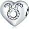 Taurus Zodiac Sign Charms, fits Pandora Birthday Bracelet, 925 Sterling Silver Heart Beads I Love My Constellation with CZ Birthstone, Tau Star Horoscope Gifts for Mothers Day/Mom