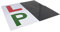 Paquete de 4 placas en L rojas y placas P verdes totalmente magnéticas para coche, gruesas y fuertes, sin derretirse, sin soplar, fácil de mover sin rayar la pintura HTUK