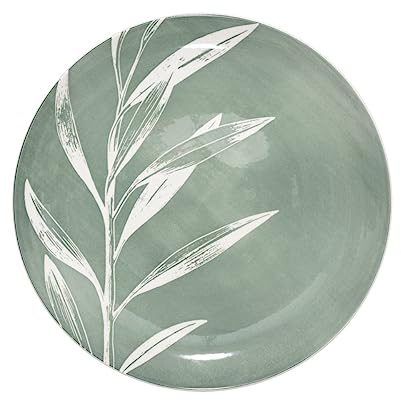 Secret de Gourmet - Set aus 6 flachen tellern green h d26cm grün - Packung mit 6 Tellern
