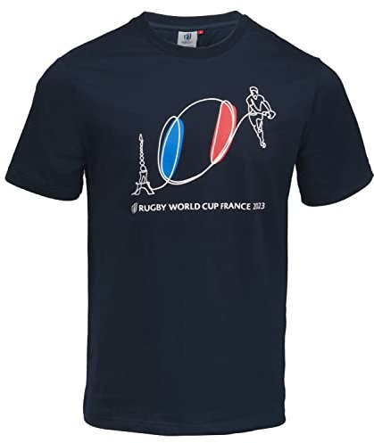 Rugby World Cup T-Shirt RWC - Collection Officielle Coupe du Monde de Rugby 2023 - Taille 3XL