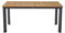 LC Garden »Unicamo« Esstisch anthrazit/Teak 160x90cm Esstisch Gartentisch Terrassentisch