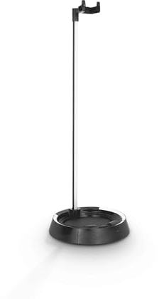 Gravity GS LS 01 NH B - Guitar GLOW STAND, Neckhug, Gitarren Ständer mit einstellbaren Akzentlicht, schwarz