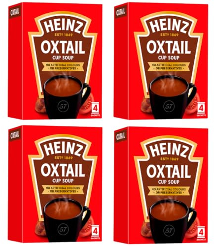 Cup Soup Bundle With Heinz Classic Oxtail Cup Soup 62g (4 Pack)
