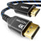 deleyCON 1m 4K Câble DisplayPort vers HDMI - 4K@30Hz / 1080P@60Hz - Adaptateur DP vers HDMI - Connecteurs en Aluminium - Gaine en Nylon - pour PC, Carte Graphique, Moniteur, TV, Projecteur