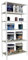 PROREGAL Schwerlastregal Giant MULI | HxBxT 250x110x30cm | 6 Fachböden | Fachlast 200kg | Weiß | Lagerregal Kellerregal Werkstattregal Metallregal Fachbodenregal Steckregal