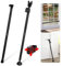 Dreamtop Upgraded 3 in 1 Door Security Bars with Alarm Sliding Patio Bar Window Security Bars, 2 Pack Adjustable Heavy Duty Door Stoppers Security Bar for Child Proof Home Apartment Travel Safety