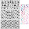 craspire Pilz-Klare Stempel Dichter Hintergrund Wiederverwendbarer Poststempel Transparente Silikonstempelsiegel Für Die Erstellung von Tagebüchern Und Karten Dekorieren DIY Scrapbooking Supplies