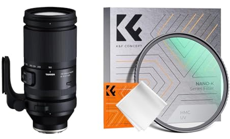 Tamron A057 150-500mm F/5-6.7 Di III VC VXD, Objektiv für Sony E-Mount & K&F Concept K-Serie 82MM MCUV Pro UV-Filter Slim MC UV Schutzfilter Ultraviolett-Filter