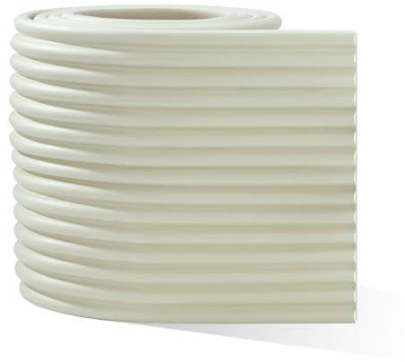 antenschutz Baby Aus Schaumstoff Extra Breit 20cm Kantenschutz Selbstklebend Eckenschutz Baby Selbstklebend Kantenschutz für Babys, Kinder, Ältere Menschen weiß