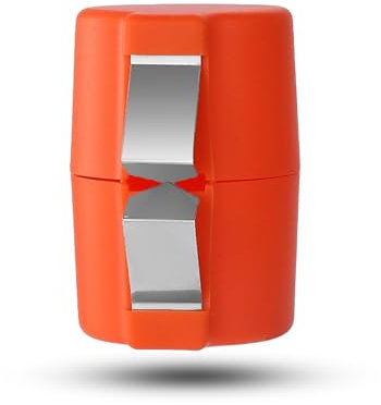Abridor de huevo s, Cortador de huevos, abridor de cascara de huevo para crudos,NO COCIDOS, Talla de huevos S,M,L (Naranja) (1 Unidad)