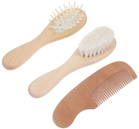 HEMOTON Set De Brosse Ensemble De Soins Pour Des Nourrissons Avec Brosse à Cheveux Et Peigne