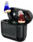 Amplificatore audio digitale mini ricaricabile - Amplificatore acustico digitale for adulti e anziani, con qualità audio superiore, riduzione intelligente del suono, display di potenza HD(Black)