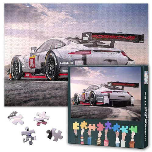 Jigsaw Puzzles for Adults 1000 Racing Car - Hard Impossible Difficult Challenging Family Puzzle, Educational Puzzle Games Home Decoration 27.5x19.7 Inch (Sports Car Series)