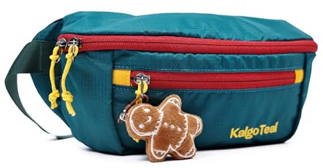 Ultraleichte 2,5L Reise-Hüfttasche, große Wasserabweisende Bauchtasche, für Damen und Herren (Weihnachtsedition)