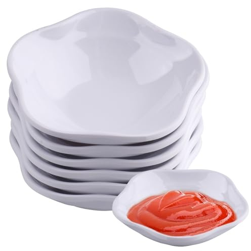 suaywo Lot de 6 bols à tremper réutilisables pour snacks et soupes. | Petits bols à tremper de 4,5 pouces, mini bols incassables et petits ramequins pour soupe
