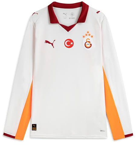 PUMA Galatasaray Istanbul Trikot Langarm Away 2025/2026 Weiß Herren