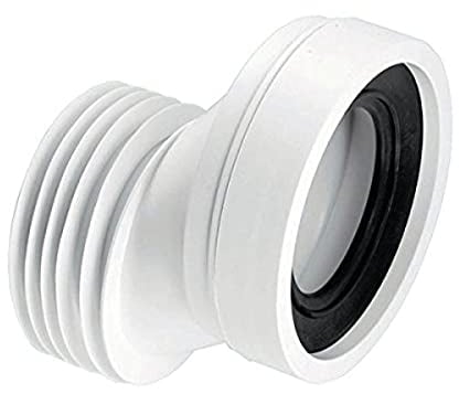 McAlpine WC-CON4A 40mm Offset Rigid WC Connector, White