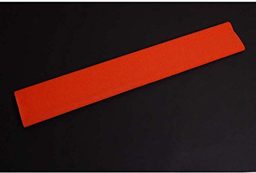 Clairefontaine 95158C - Blisterpackung mit 1 Blatt Krepppapier gefaltet, Qualität 75%, im Format 2,50x0,50m, Orange, 1 Pack