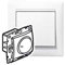 Legrand valena - Pulsador doble 2 polos+tierra aluminio