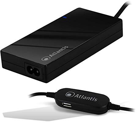 Atlantis P008-SC-90SU Alimentatore Universale Notebook, Nero