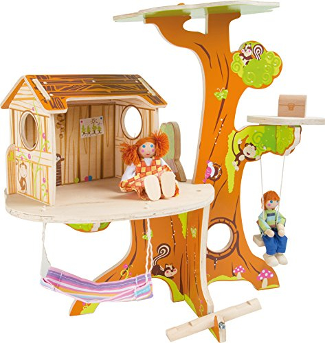 Small Foot 7807 Casa del árbol con Marionetas dobladas