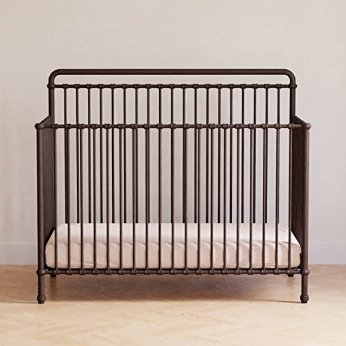 Namesake Winston 4-in-1 Convertible Crib w/ Wheels, Vintage Iron