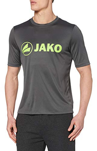 JAKO Herren Funktionsshirt Promo, Anthrazit/Lime, 3XL
