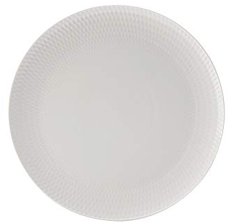 MAXWELL & WILLIAMS White Basics Diamonds - Piatto di carica, in porcellana, bianco, 30 cm