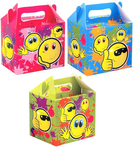 Henbrandt Emoji Assorted Designs Party Box - Pack of 6